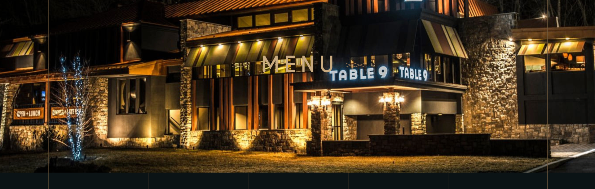 Restaurant exterior showcasing our elegant dining atmosphere